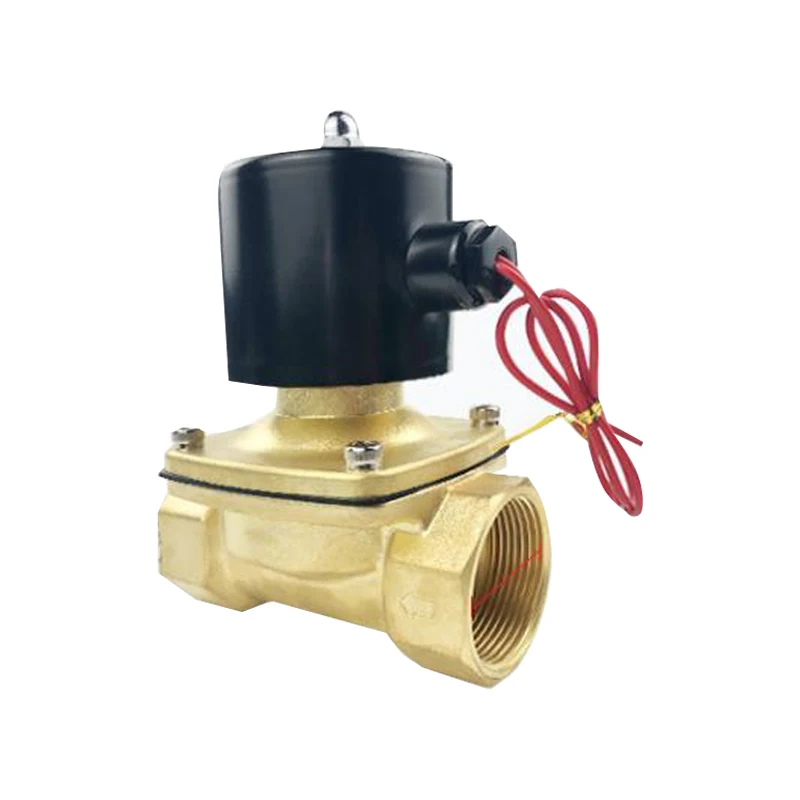 Factory direct sales industrial brass enter water gas normally closed solenoid valve for water or gas