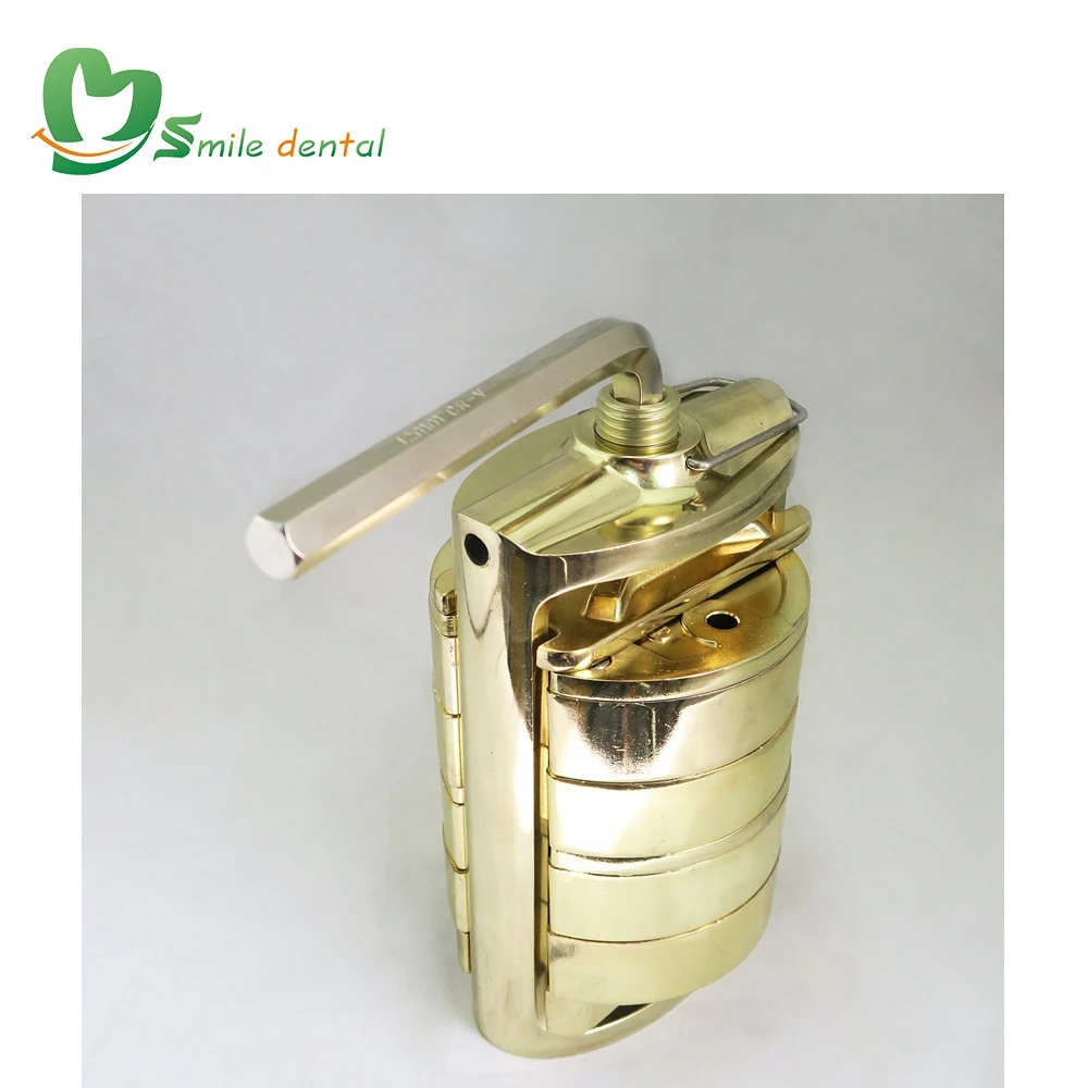 Dental lab press compress with 2 denture flasks