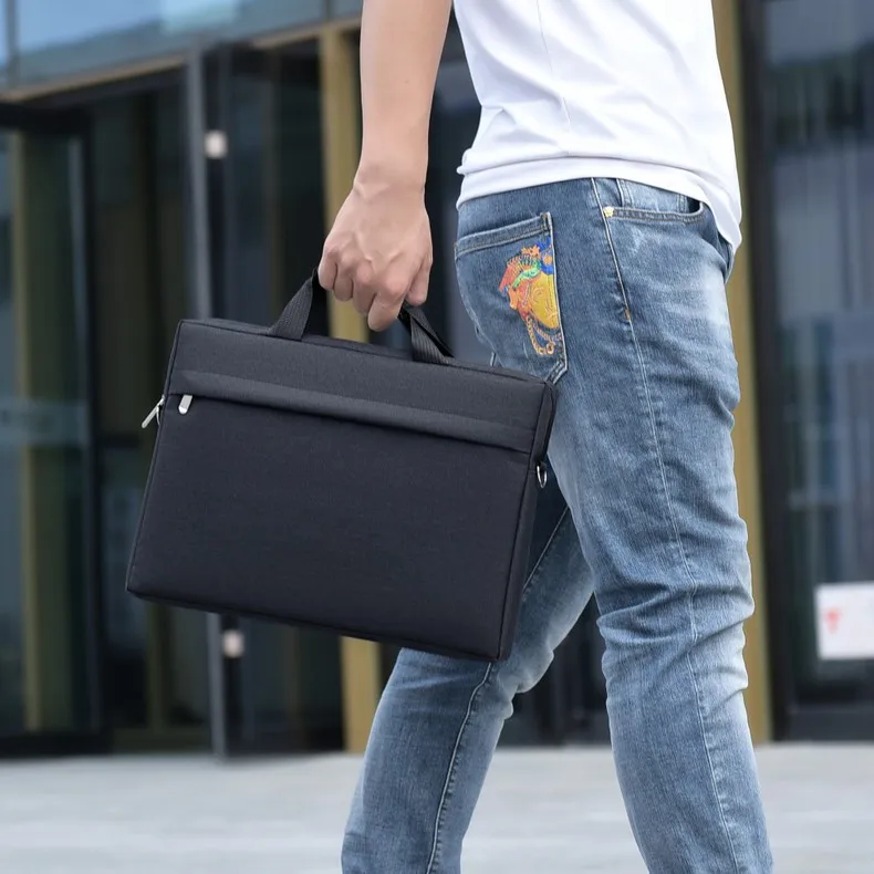 New laptop bag handbag briefcase simple 13/14/15 inch notebook bag manufacturer customized LOGO processing laptop backpack
