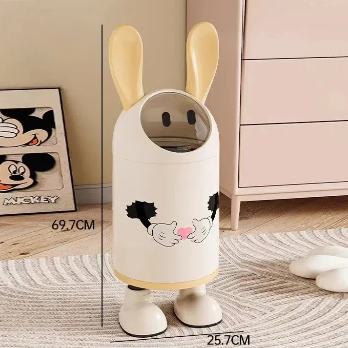 Room Small With Lid Dumpster Cartoon Carton Animal Shape Waste Trash Can