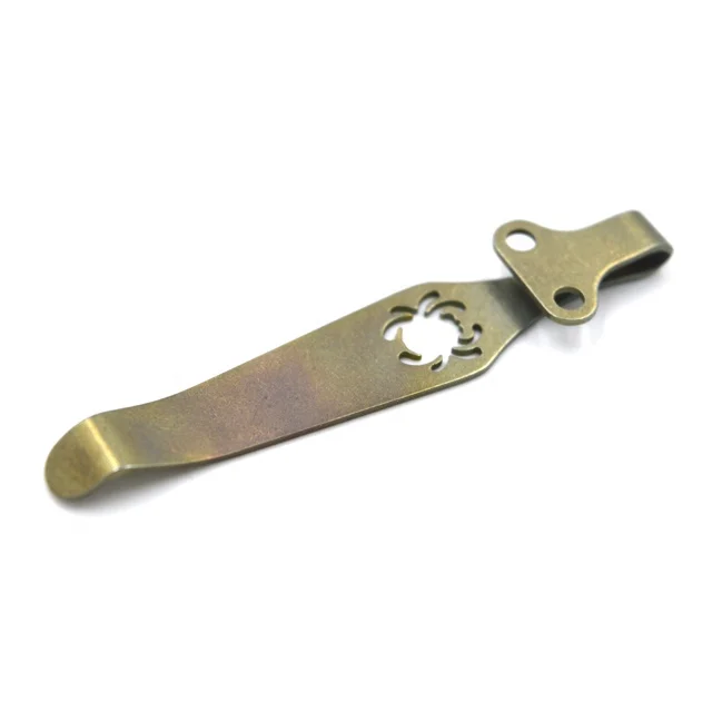 High Quality Customized Cheap EDC Titanium Pocket Belt clips Knife