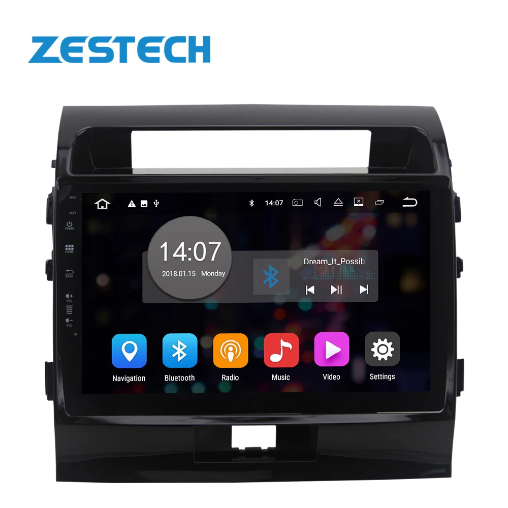 Android 10.0 Rockchip PX5 4G+32G Car Play Android auto BT5.0 Radio 7708 HD1024*600 AMP7851 Video out for Toyota Landcruiser