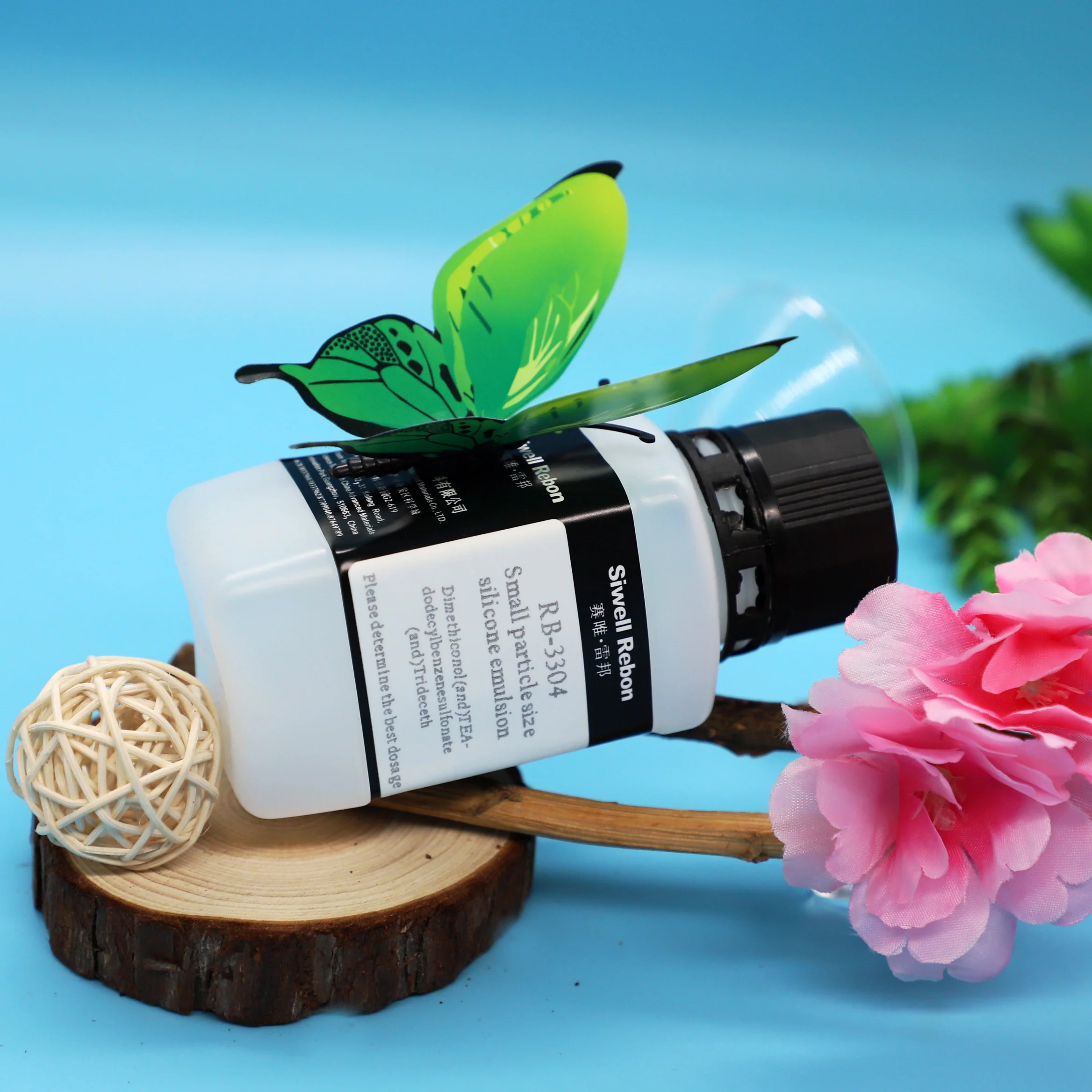 RB-3304 Dimethiconol  TEA-dodecylbenzenesulfonate Trideceth Small particle size silicone emulsion