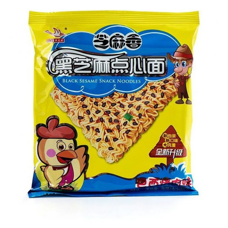 Instant Noodles Manufacturer  Crisp Noodle Spicy Chicken Flavor Bag Noodles
