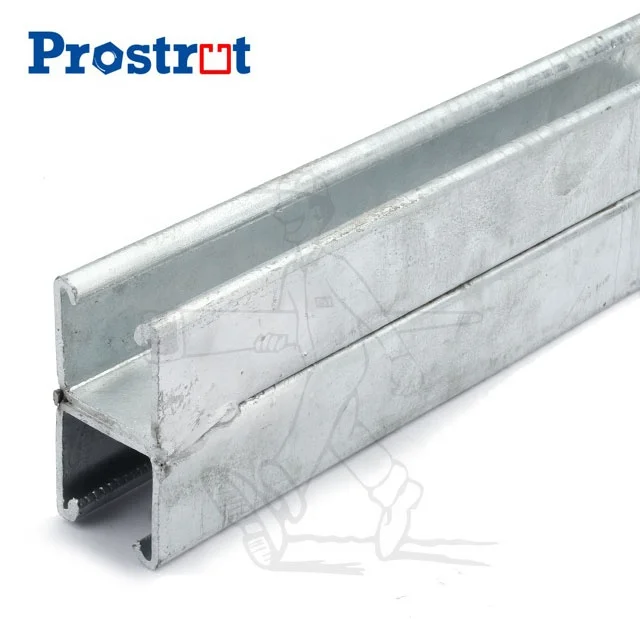 HDG Unistrut к спине канал 3-1/4 дюймовые комбинированные стойки