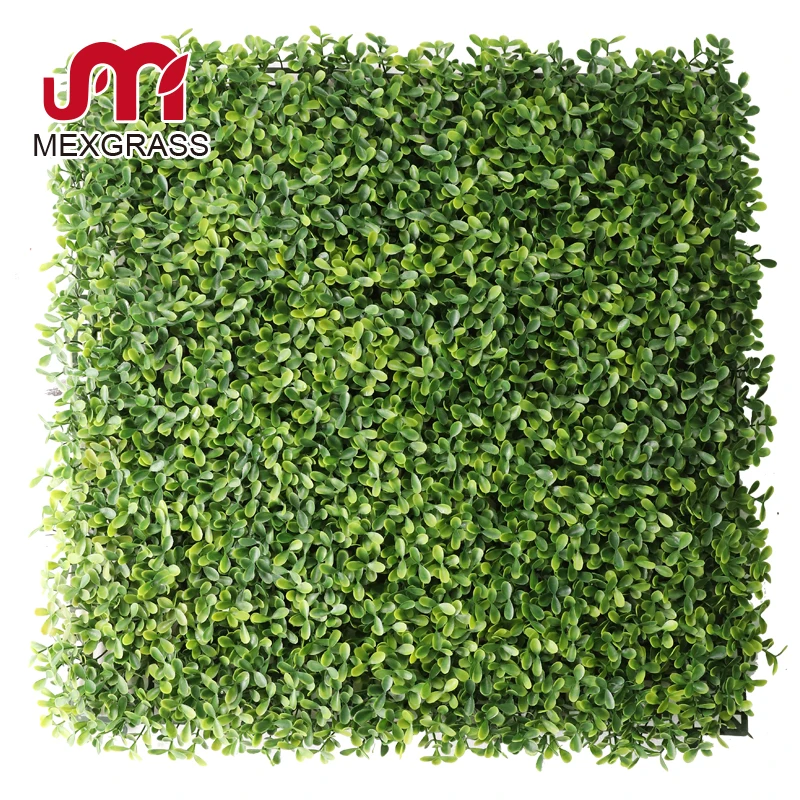 
Polymer uv protection plastic vertical greenery plant panel artificial leaves for fence hedge diy grass wall 