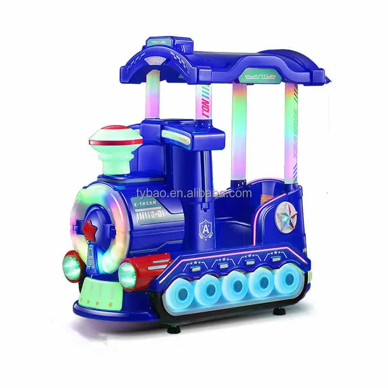 The factory supplies interactive rocking car toys Small train swing games children ride coin operated toys