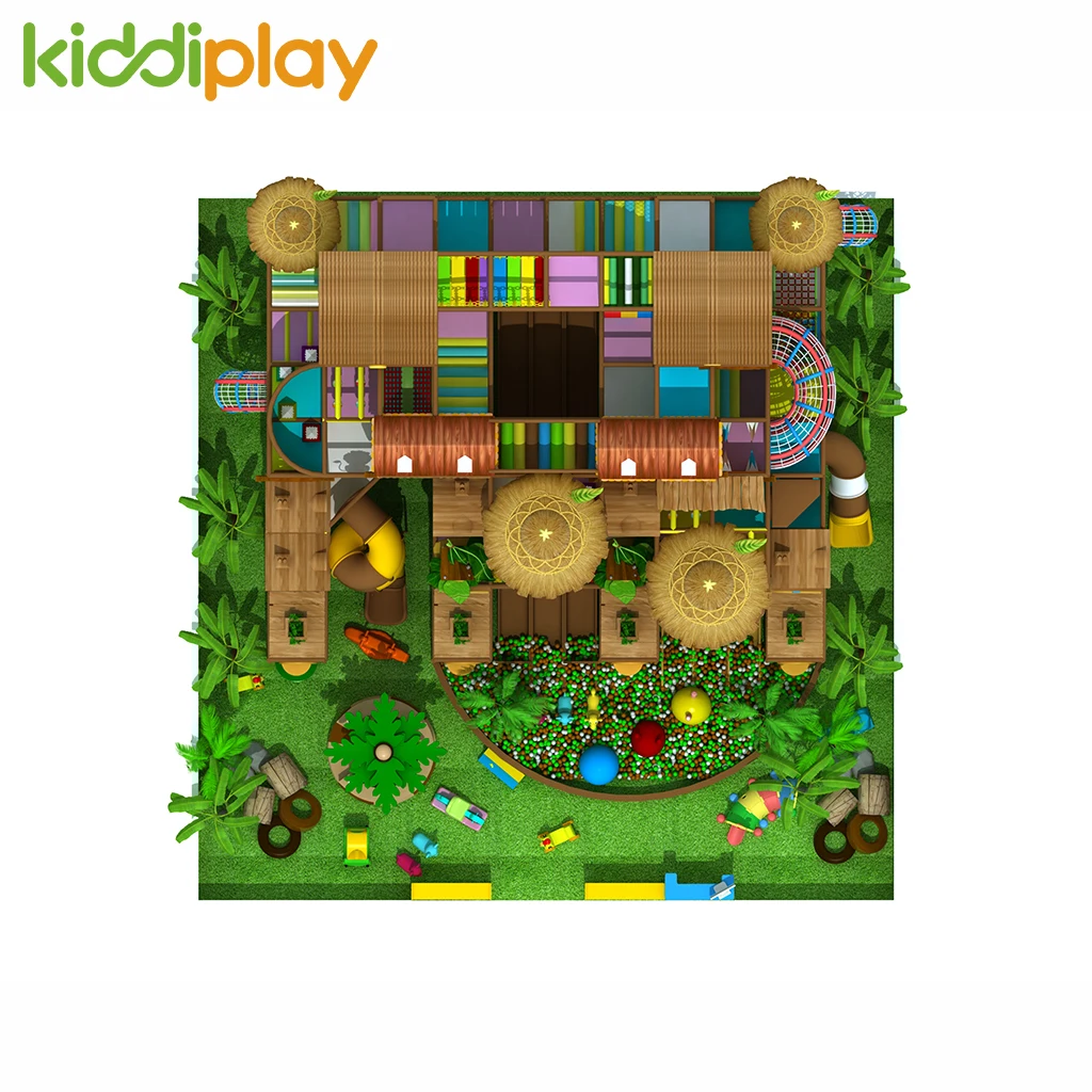 High Quality Forest Theme  Kids Indoor Playground Equipement