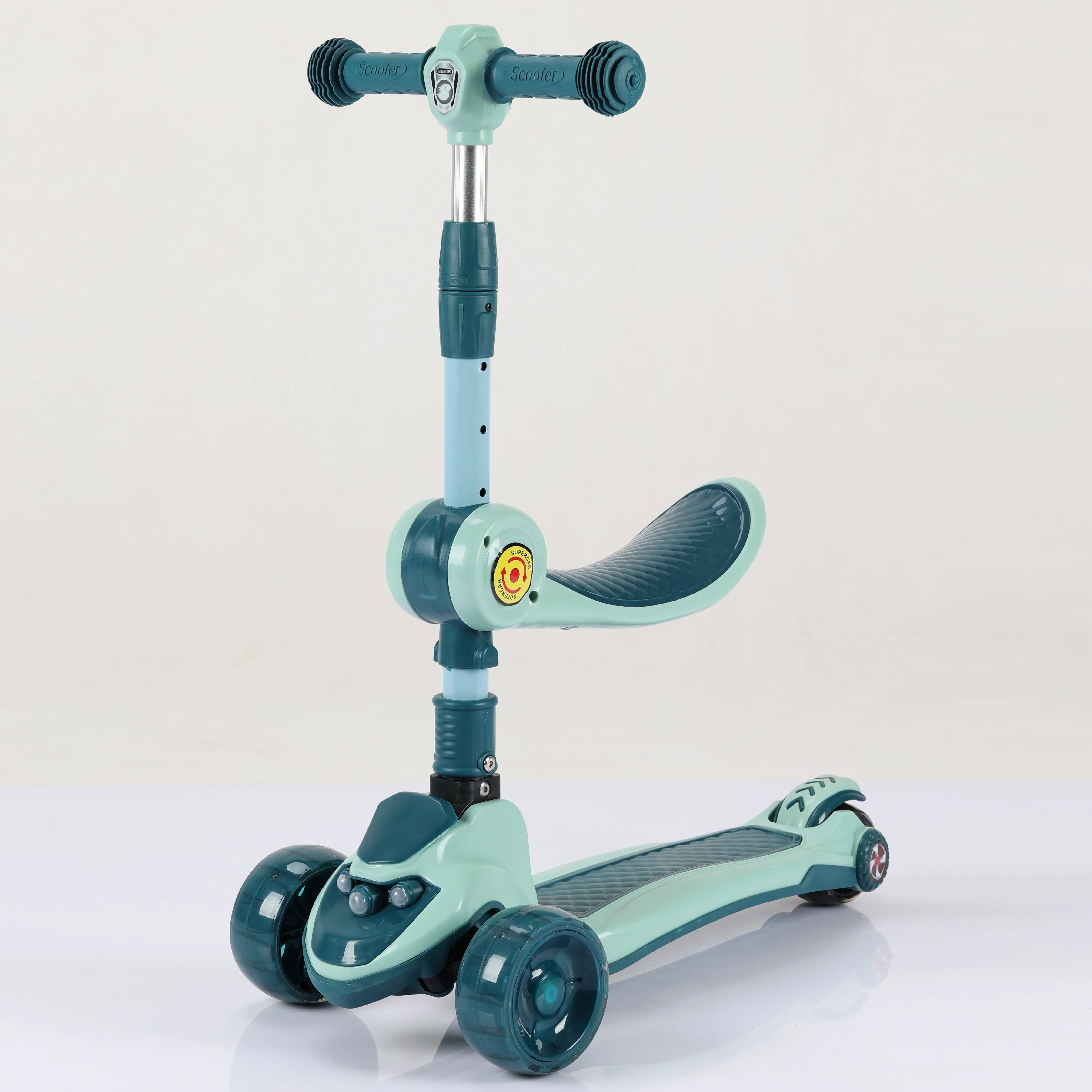 New Model Baby Toy Folding Scooter Kick Scooter With Flashing Wheel Push Bike For Children 4 Years Old