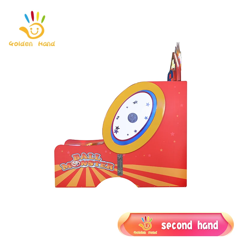 Second Hand Coin Operated Arcade Game Machine Pitching Game Claim Prize Machine For Sales