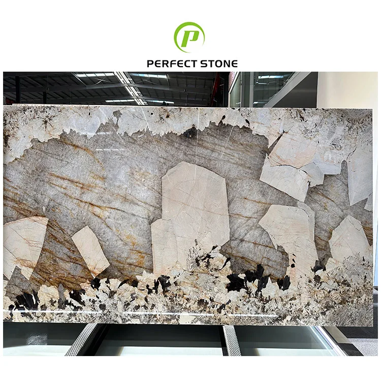 Amazing Brazilian Luxury Stone Patagonia Pandora Natural Quartzite for Interior Decoration