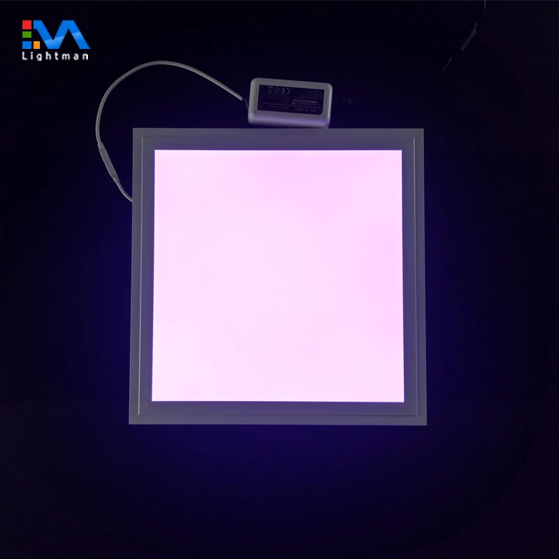 18 Вт 300x300 1x1 smd5050 milight dmx rgbw rgb cct Светодиодная потолочная панель