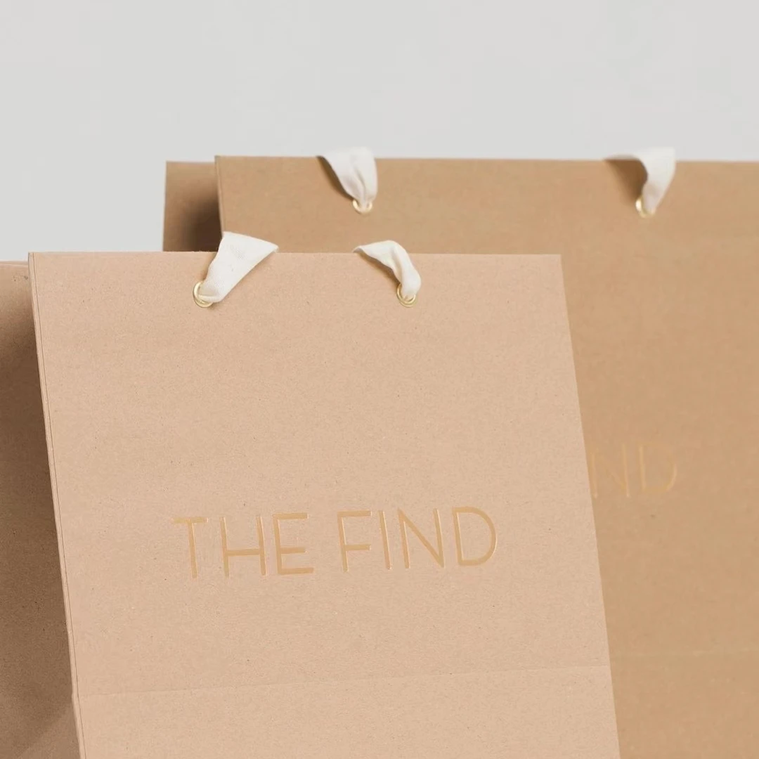 Custom Printed Your Own Logo Machines Making Kraft Brown Paper Bag Wholesale Kraft Food Packing Bag With Handle