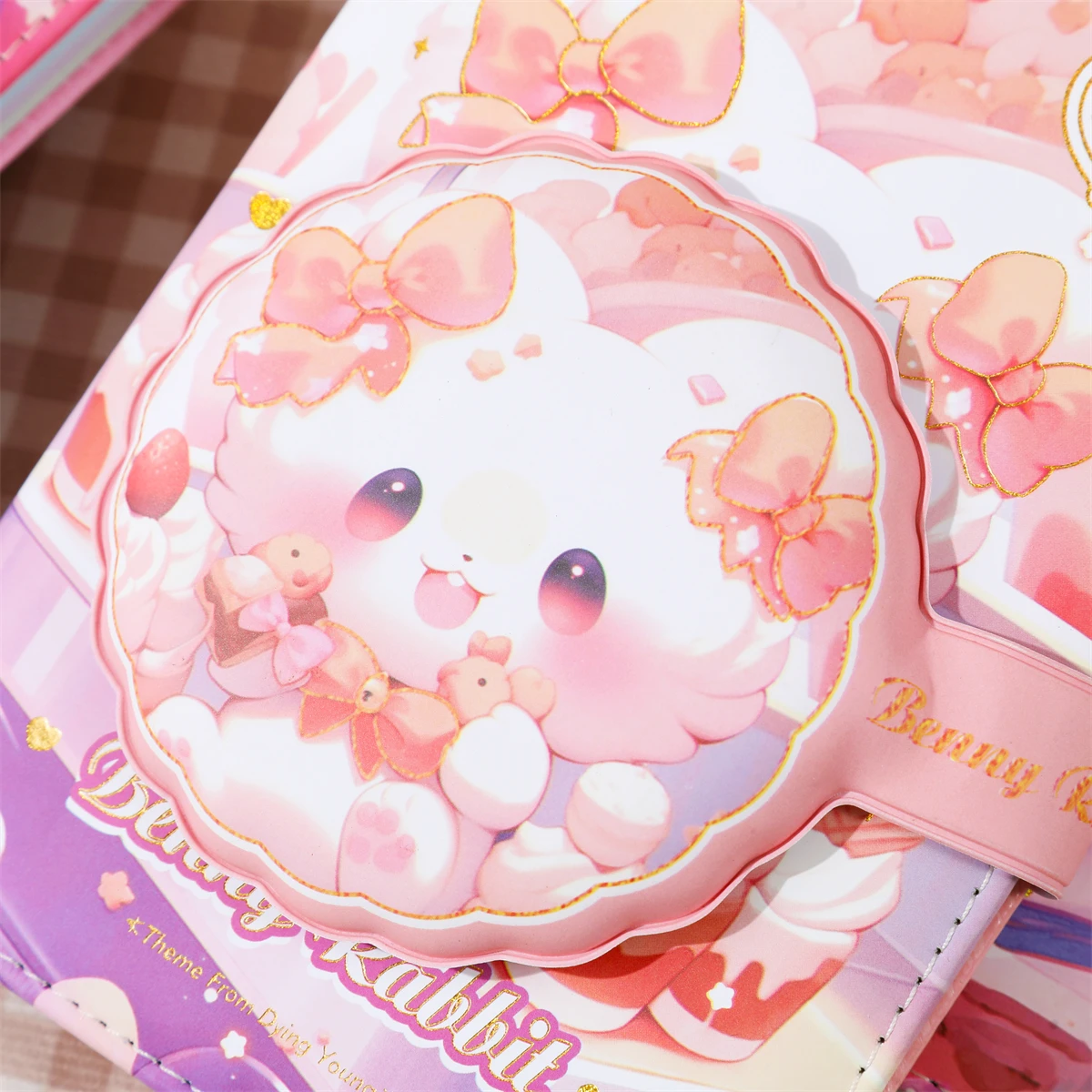 Iigen Creative Cartoon Kawaii Diary Book 132 Sheets Youth Notebook for Boy Girl Relieve Stress Fun Spiral Style PU Leather Cover