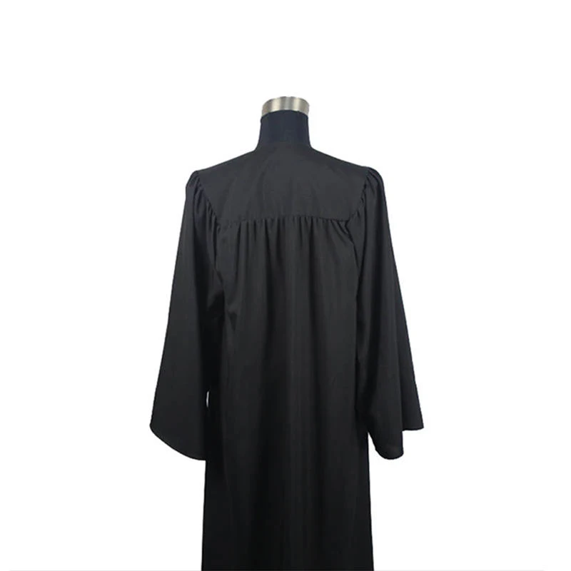 College Black Matte Graduation Gown Cap Tassel with year Charm Black Color