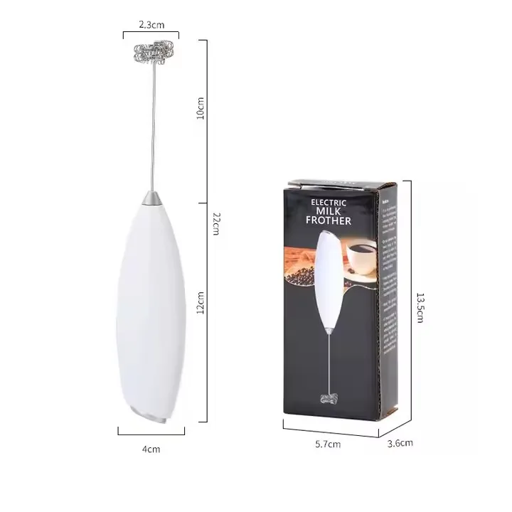High Speed Electric Milk frother Stainless Power Handheld Coffee Frother Home Wireless Baking Milk Coffee Frother Electric Mixer