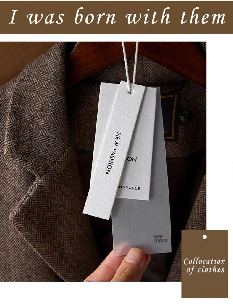 
Wholesale Custom Logo Paper Swing Hang Tag For Clothing Product Tags product hang tags 