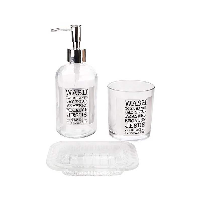 Оптовая продажа из Китая дешевые 5 шт. стекло ванная комната подарочный набор С КАКТУСОМ наклейка на заказ аксессуары для ванной комнаты с мыльница стакан синого водоворота