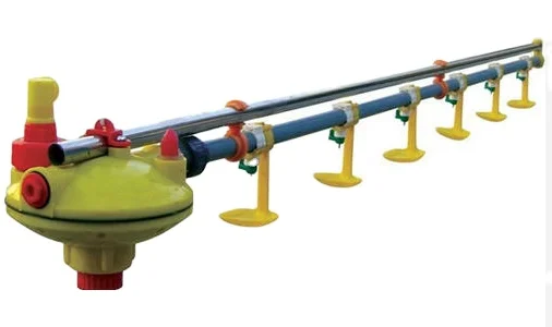 semi-automatic feeding system Chicken Waterer Adaptor for Nipple Drinker System, Auger Feed System for Poultry House
