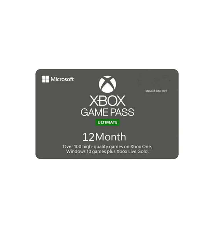 
Xbox game pass 12 month ultimate 