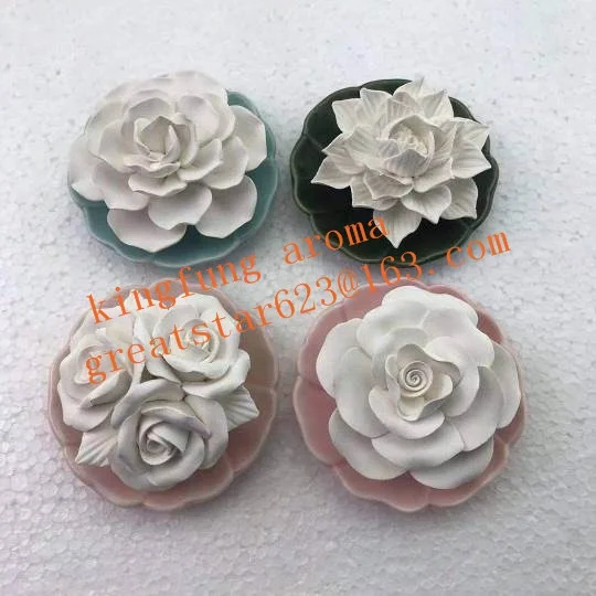 Amazon Hot Sell Ceramic gift box packing  Plate Flower Diffuser Bottle Reed Flower Air Freshener (1600204566123)