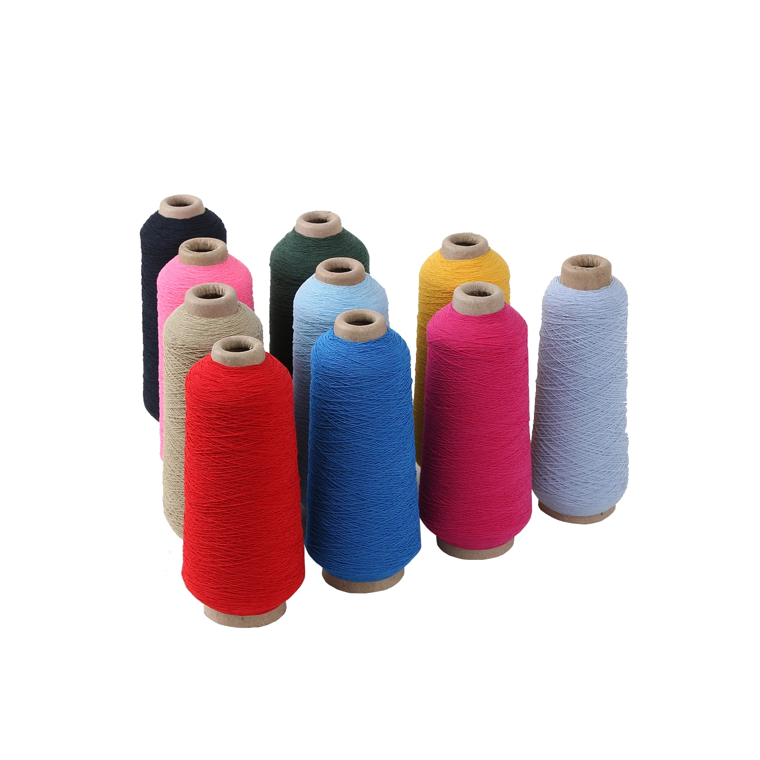 Oekotex GRS DCY1407575 настраиваемый цвет Прочные мягкие носки с двойным покрытием пряжа