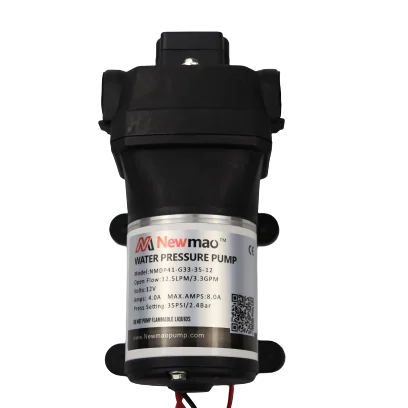 Newmao 12 volt camping water pump 12v 24v 35psi 12.5lpm for fresh water delivery