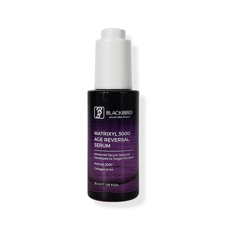 Private Label Reducing Wrinkles Enhancing Firming Deep Hydration Plumping Anti Aging Matrixyl 3000 Age Reversal Face Serum