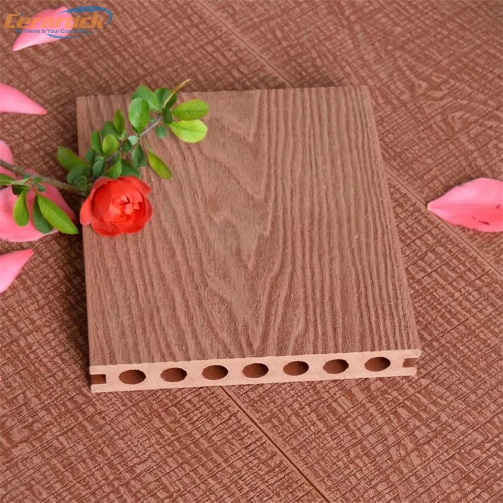 Waterproof outdoor wood plastic composite wpc garden decking flooring