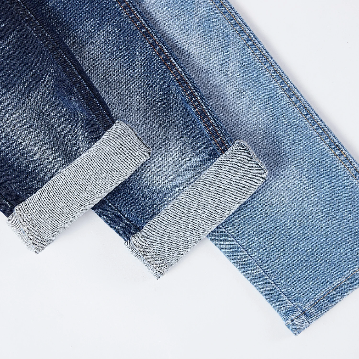 Good quality GL6880 viscose cotton denim fabric jeans satin light weight oz manufacturer denim fabric for jeans