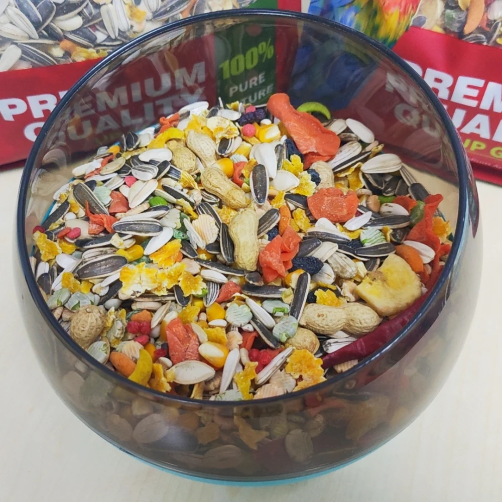 Best Selling 10kg 20kg Natural High Quality Mix Seed Kernel Parrot Mixed Food for Birds Feed