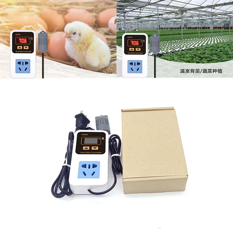 W2023 Intelligent Digital Humidity Controller Humidifier Dehumidifier Controller for Reptile Terrarium