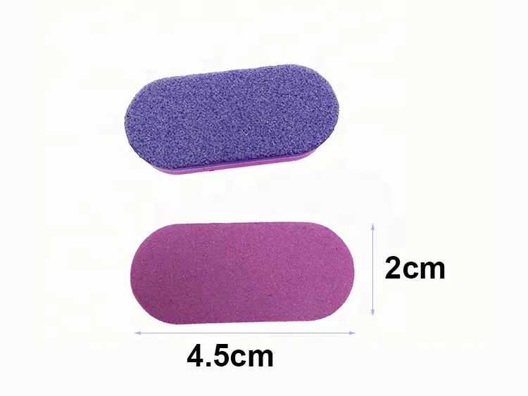Professional nail mini orange Buffer Block  For Gel Nail Polishing nail file with buffer sponge