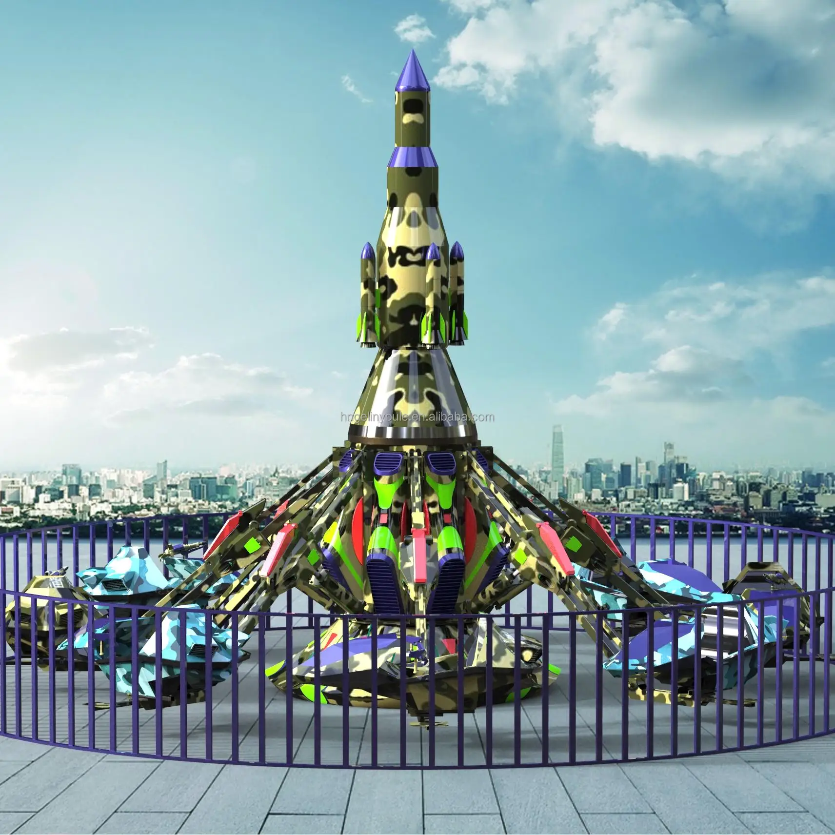 New 16-Seat Self-Controlled Aviation Aircraft for Outdoor and Indoor Use for Children Adults Made of Durable Fiberglass Metal