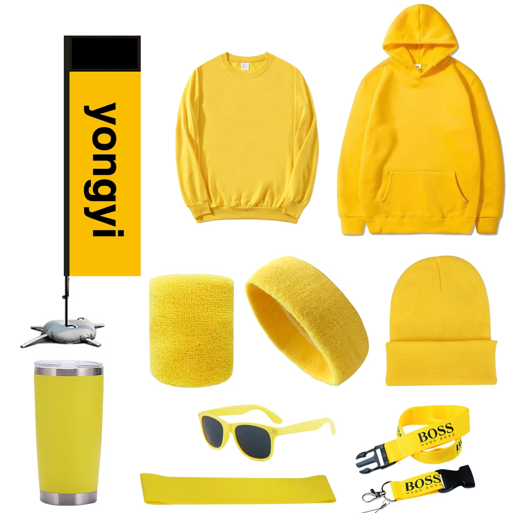Innovative Products 2024 Fan Night Light Umbrella Bottle Pull Flag Hand Hoodie Hat Custom Logo Promotional Event Merchandise