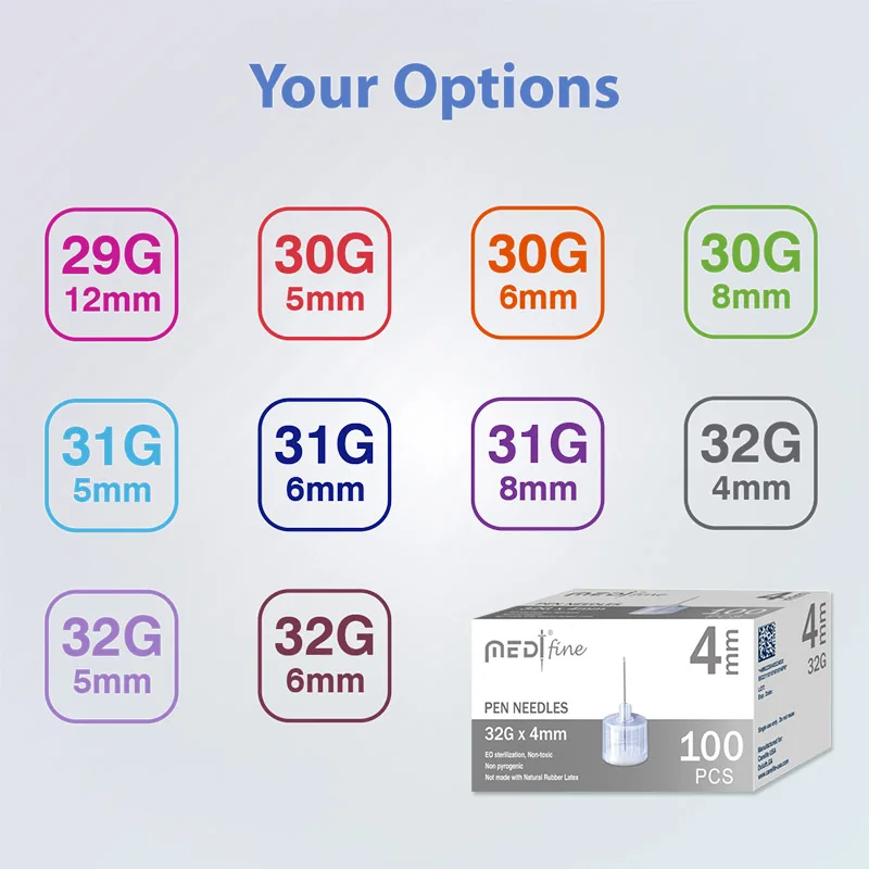 
Insulin pen needle 31G 5mm 