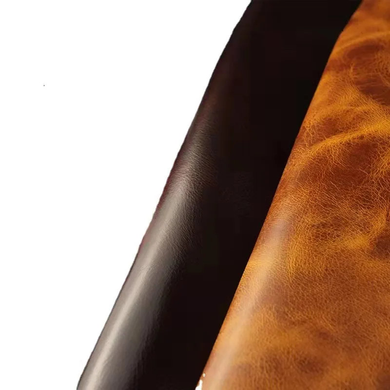 0.6.0-2.0mm Thickness Soft Colorful Genuine Crazy horse leather Material