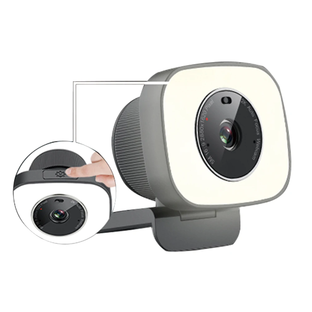 2021 New Arrival Full Hd 1080p Usb Mini Pc Computer 2k Web Cam Video Camera Webcam With Stretchable Cable