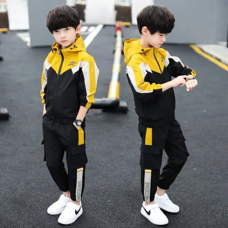 Baby Tracksuit Autumn Children Boys Clothing Sets Children Boys Fashion Brand Clothes Kids 2 Pcs Suits
