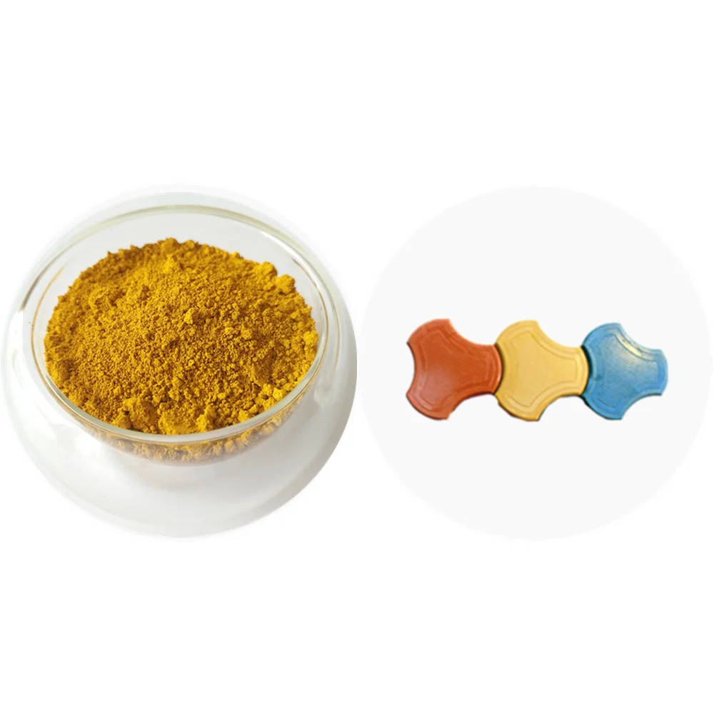 paving pigment synthetic iron oxide yellow 311 313 314 920 price for concrete cement tiles