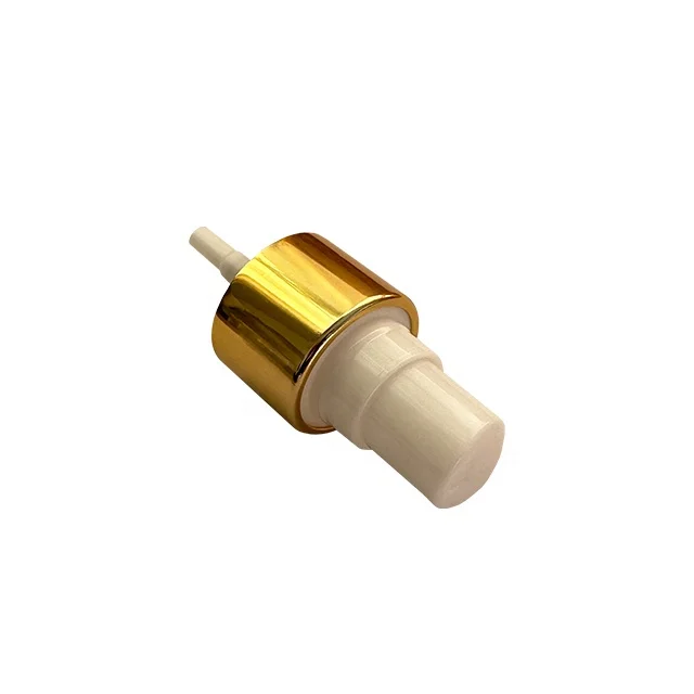 High Quality 18mm 20mm 24mm 28mm White Gold Silver Spray Pump for Perfume Spray Gold Mist Sprayer Aluminum Fine Mist Sprayer