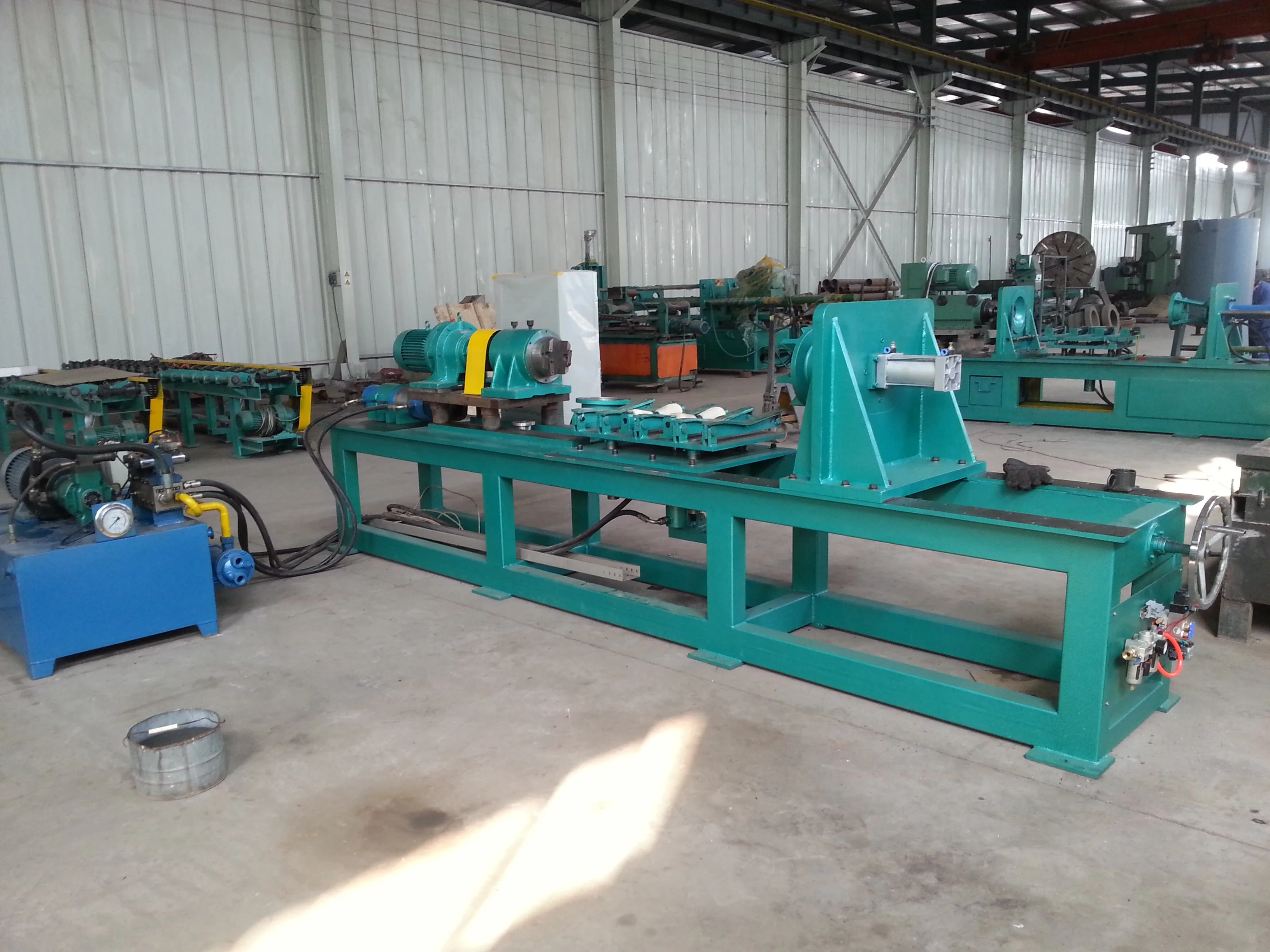 High volume automatic Gas cylinder marking stamping machine for seamless cylinder