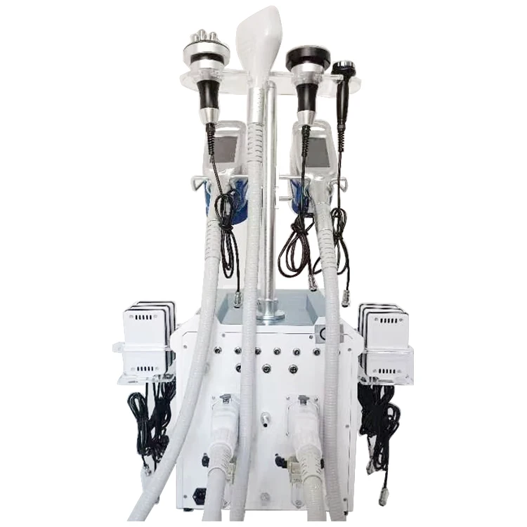 Multifunction Combine Cryolipolysis Cavitation Treatment With 6Polar RF Vacuum Cavitation Therapy Body Slimming Machine
