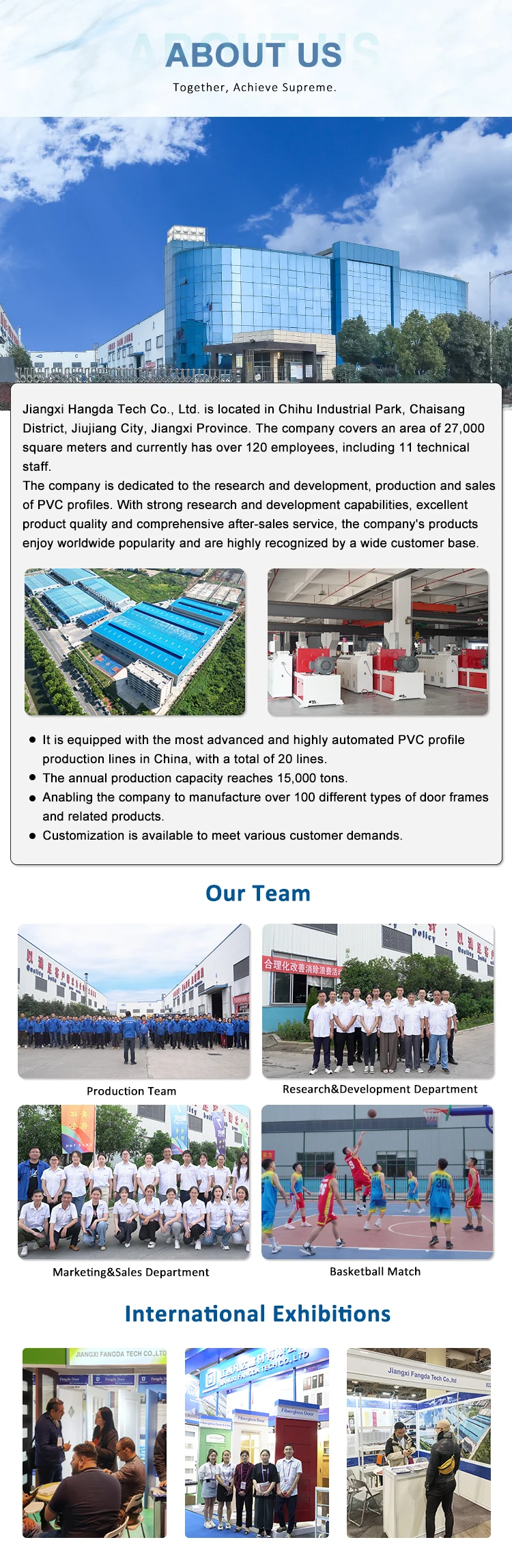 factory direct sales  Fiberglass door for houses reliable factory price Smooth Fiberglass Entry Door Slab (2 Panel 3/4)