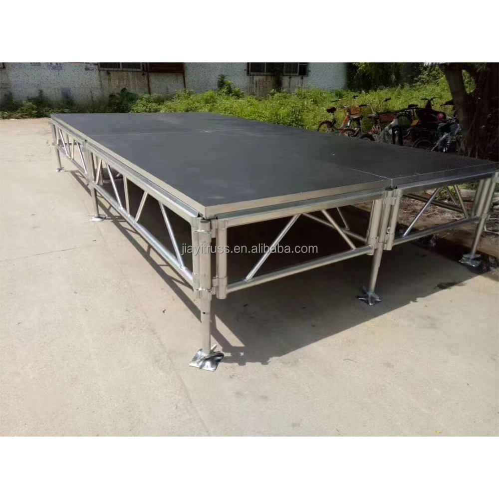 Hot Sale White Transparent Acrylic Wedding Swimming Glass Stage Platform For Sale