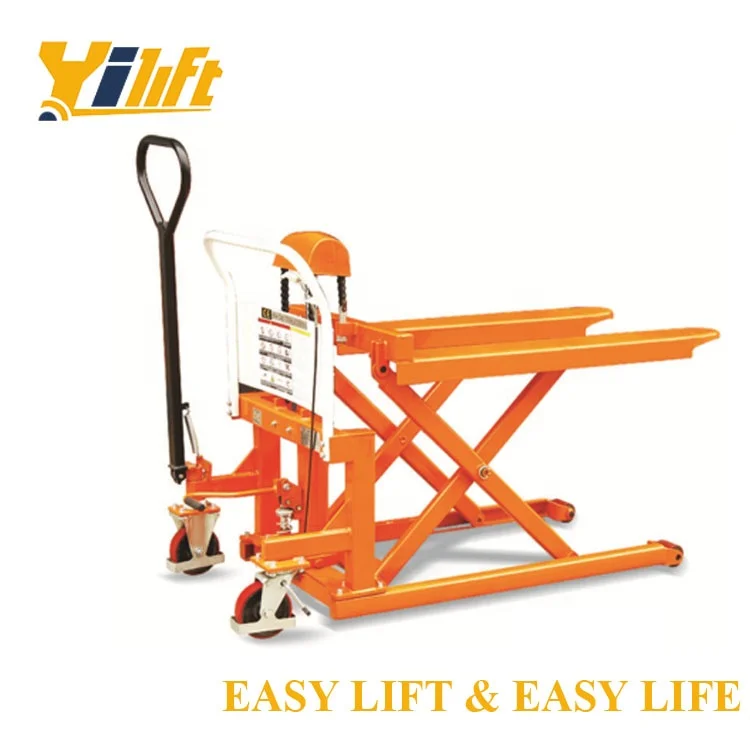 Factory Direct Sales  SL50S Easy Operation Skid Lifter 500kg Manual Scissor Pallet Truck