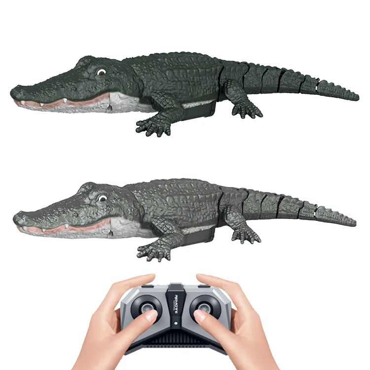 2 4 гр водостойкая электрическая машинка для стрижки RC Tricky Аллигатор лодка симуляция дистанционное управление крокодил игрушки