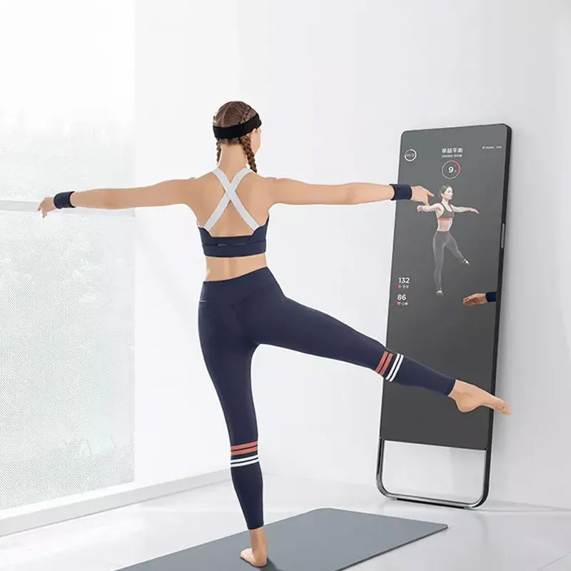 ODM 43 Inch Lcd Indoor Smart Fitness Mirror Digital Signage And Display Workout Exercise Magic Mirror