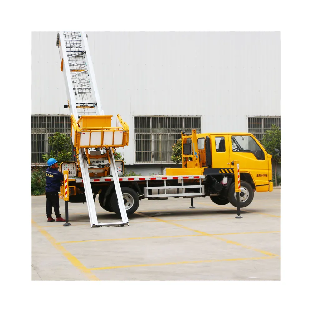 32m Lift Platform High-altitude Transportation Ladder Lift Truck Car