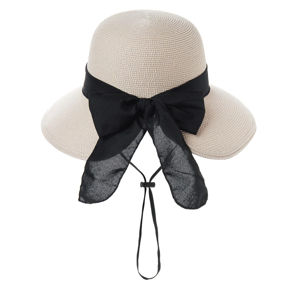 Wholesale high quality custom sun hats lady women fedora straw hats beach summer straw hat